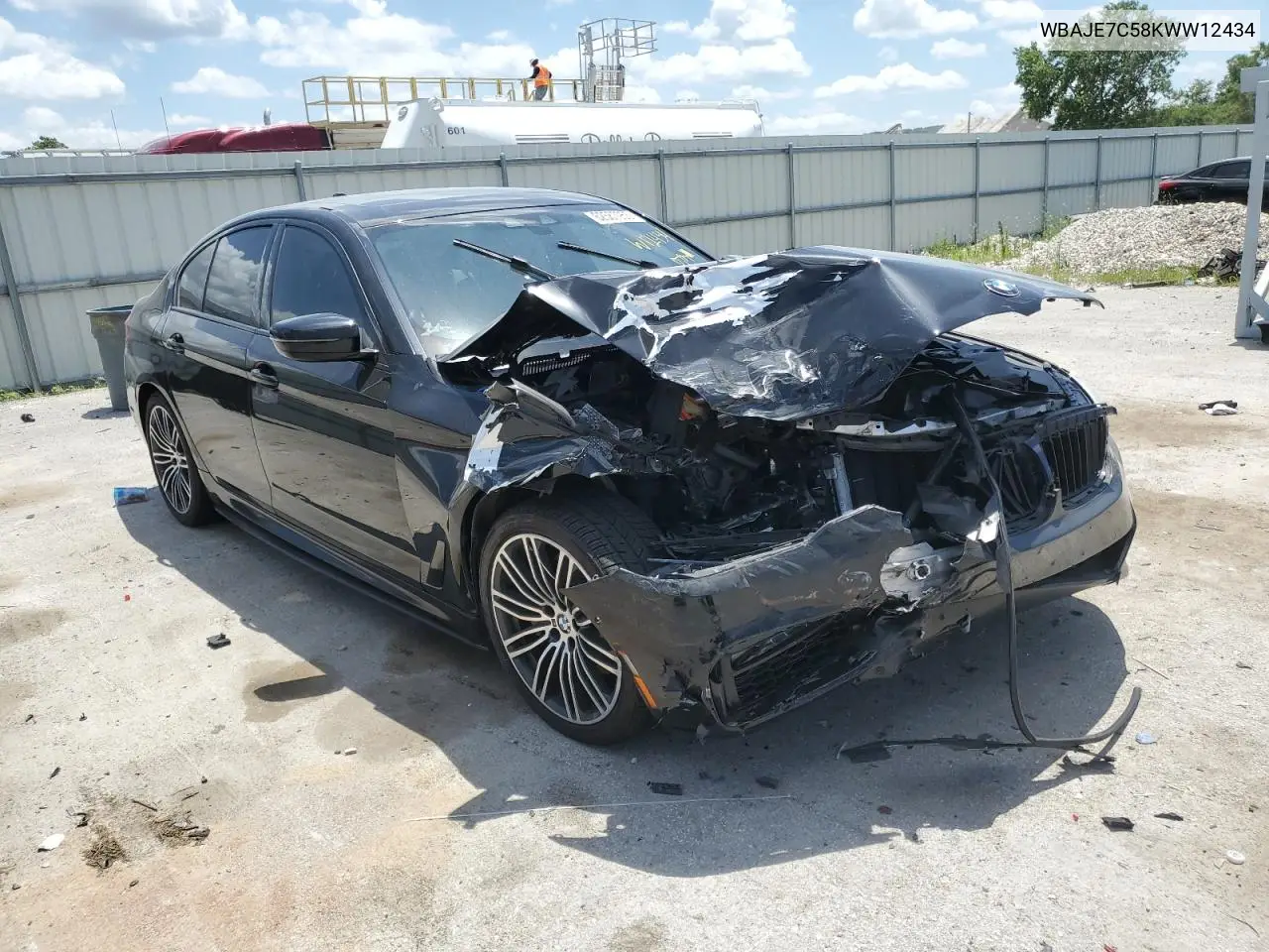 2019 BMW 540 Xi VIN: WBAJE7C58KWW12434 Lot: 62587955