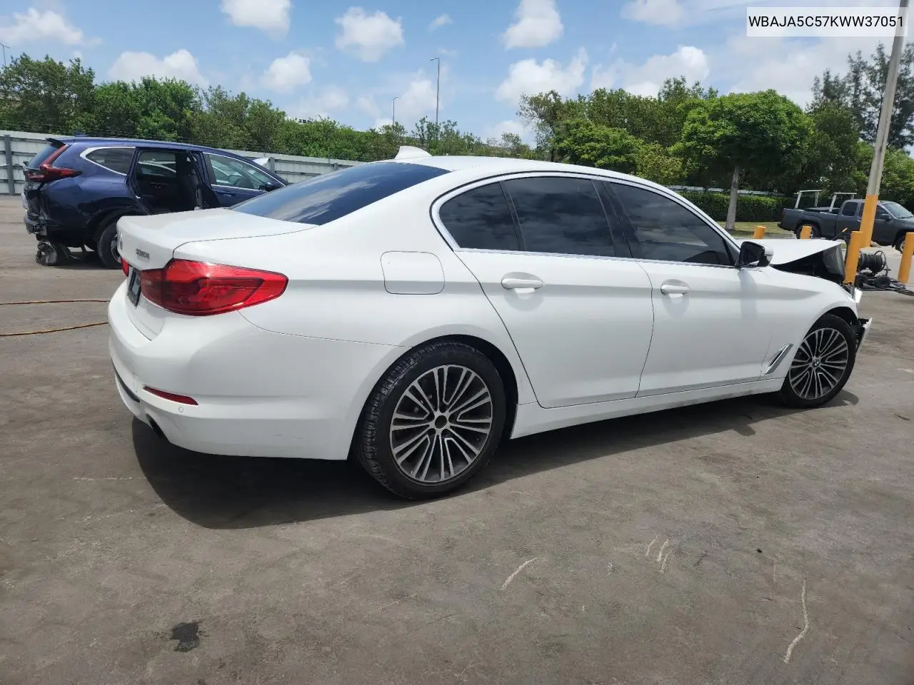 2019 BMW 530 I VIN: WBAJA5C57KWW37051 Lot: 62927385