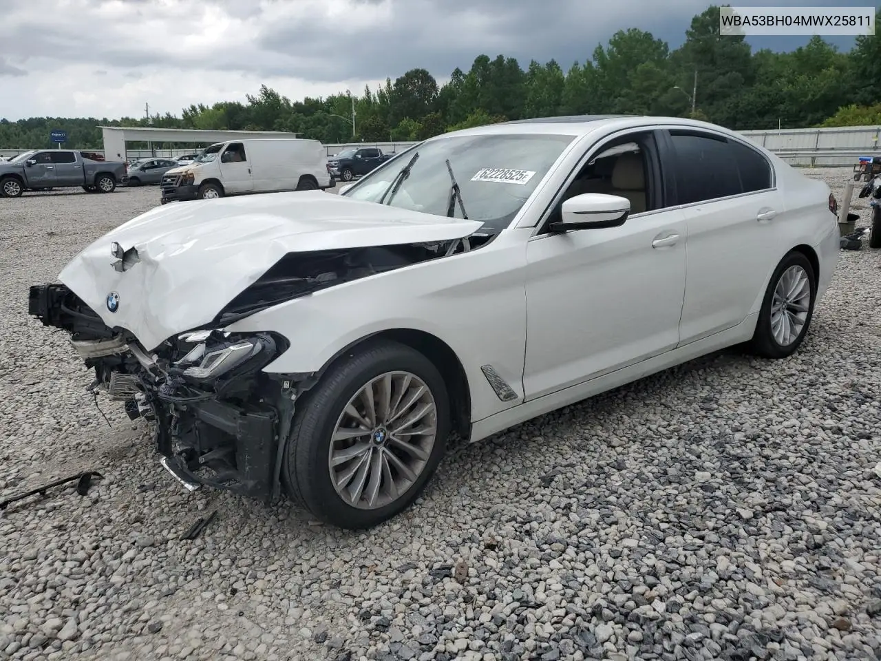 2021 BMW 530 I VIN: WBA53BH04MWX25811 Lot: 62228525