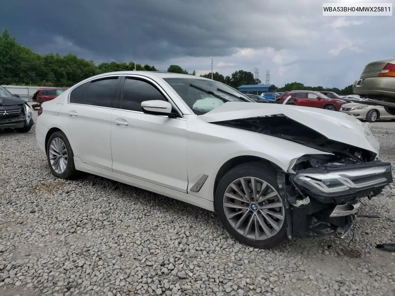 2021 BMW 530 I VIN: WBA53BH04MWX25811 Lot: 62228525