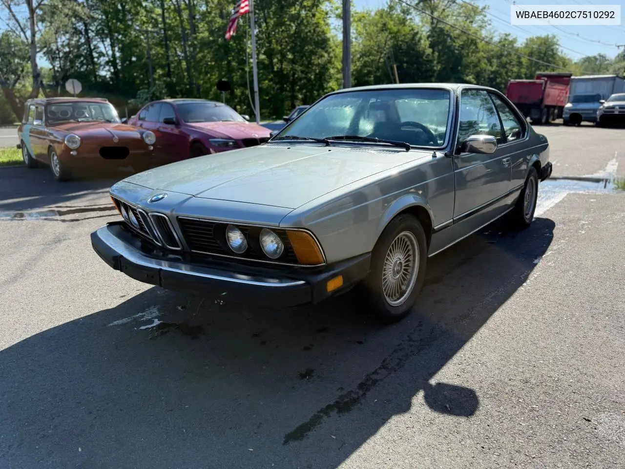 1982 BMW 633 Csi Automatic VIN: WBAEB4602C7510292 Lot: 56802805