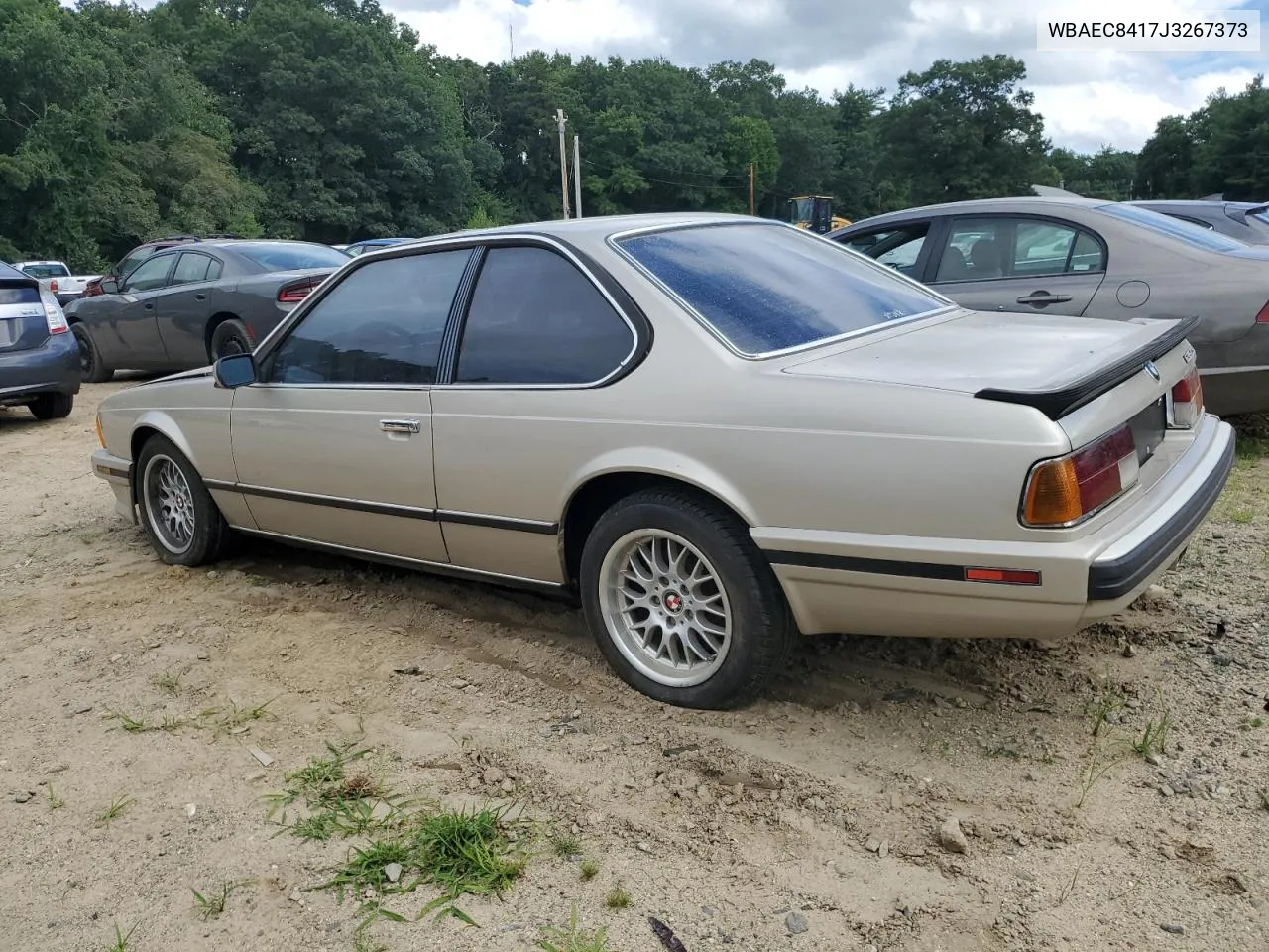 1988 BMW 635 Csi Automatic VIN: WBAEC8417J3267373 Lot: 62632854