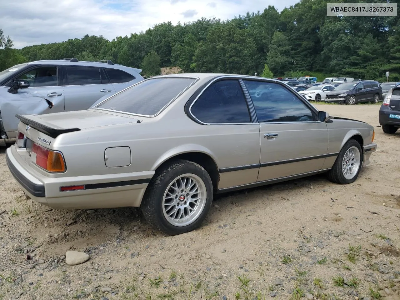 1988 BMW 635 Csi Automatic VIN: WBAEC8417J3267373 Lot: 62632854