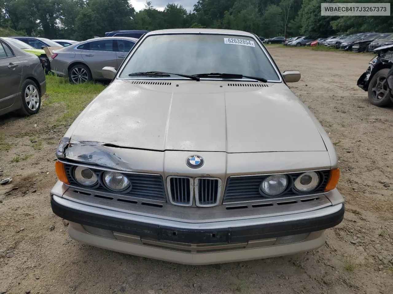 1988 BMW 635 Csi Automatic VIN: WBAEC8417J3267373 Lot: 62632854