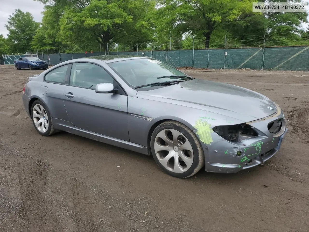 2004 BMW 645 Ci Automatic VIN: WBAEH73414B190372 Lot: 56214435