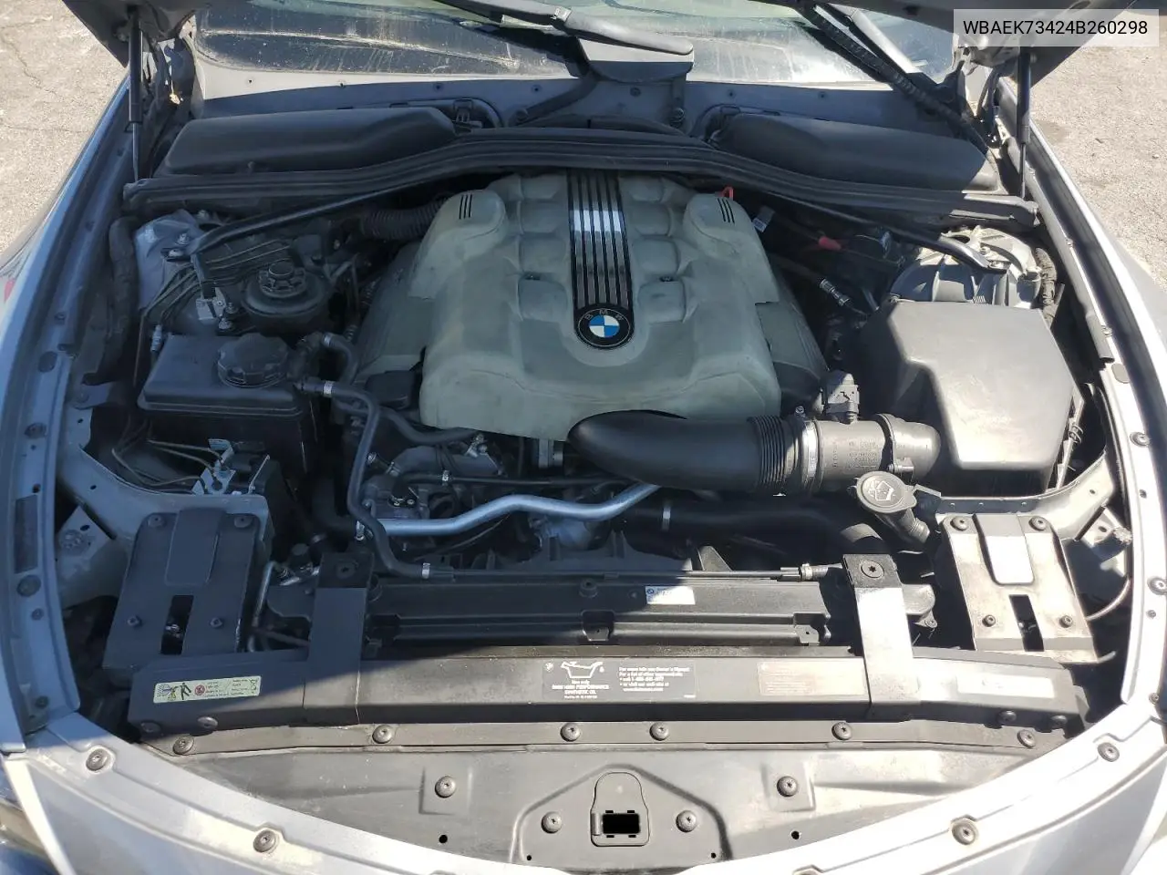 2004 BMW 645 Ci Automatic VIN: WBAEK73424B260298 Lot: 56266565