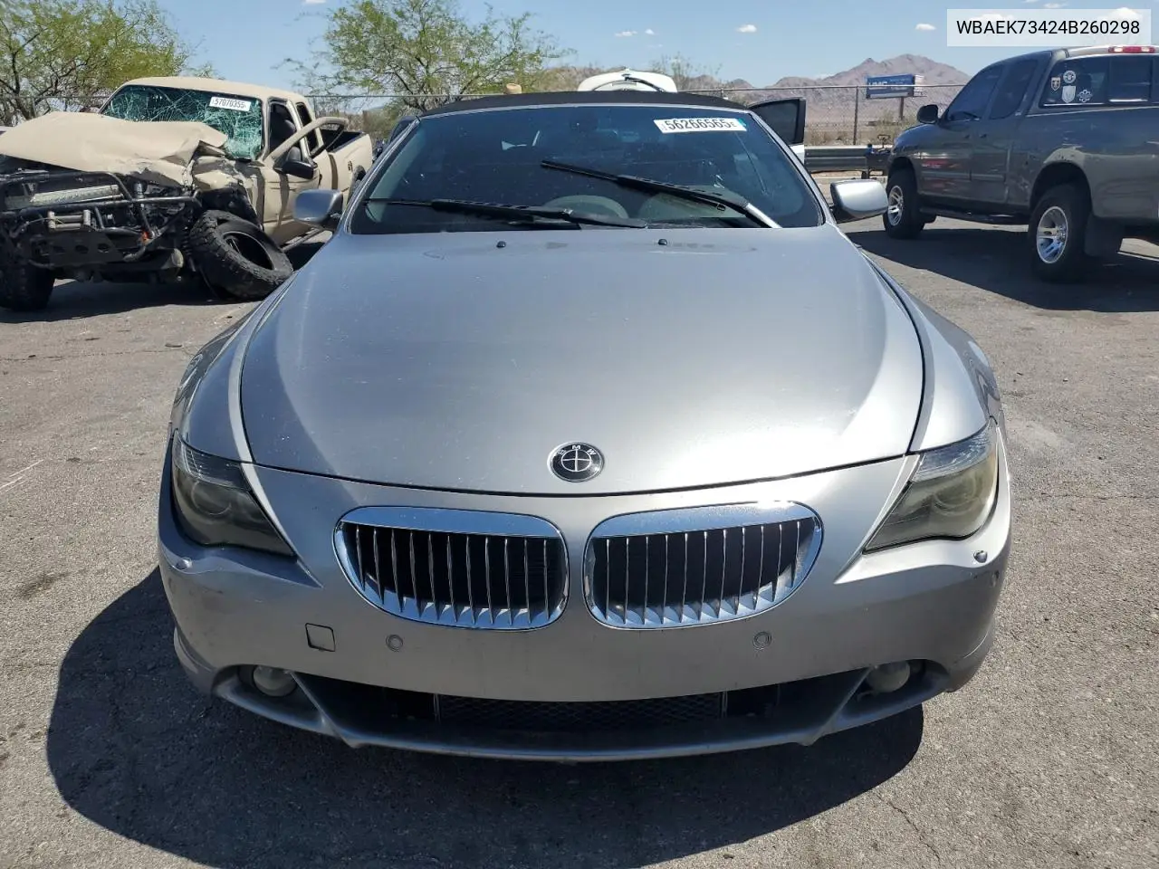 2004 BMW 645 Ci Automatic VIN: WBAEK73424B260298 Lot: 56266565