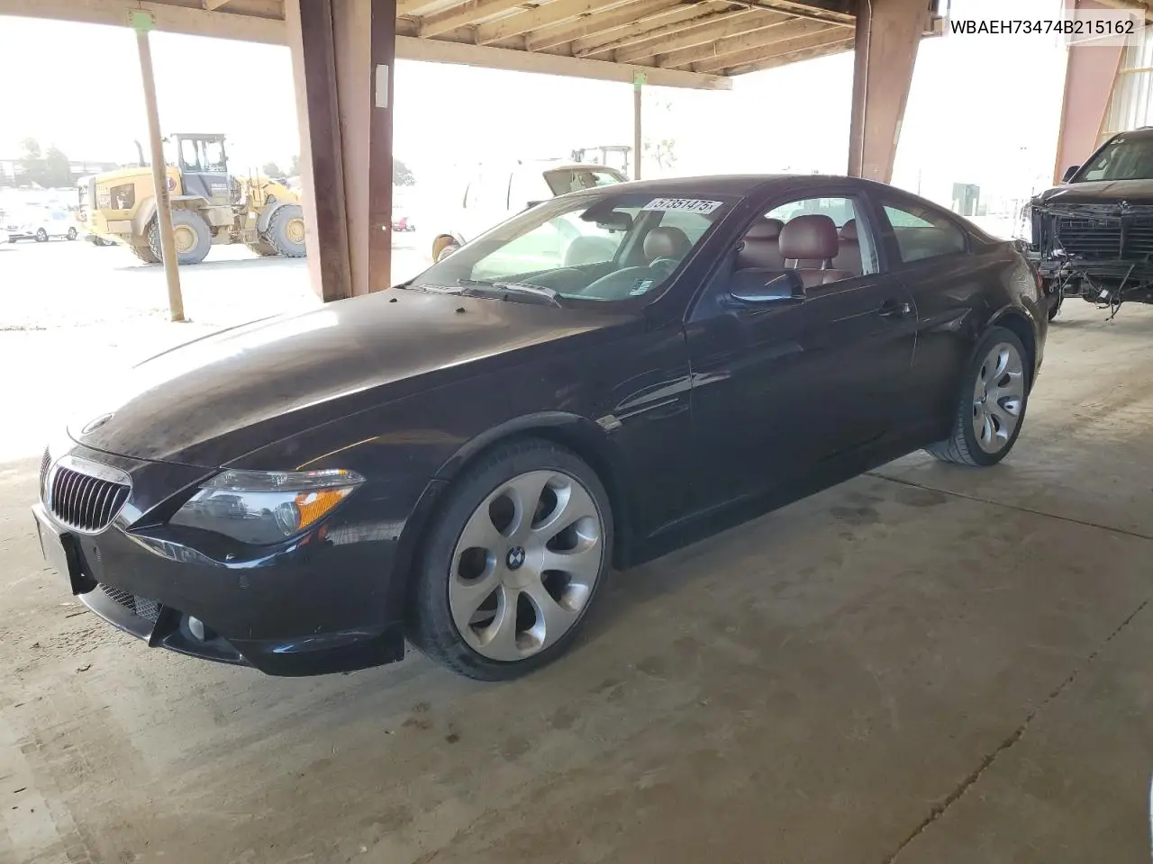 2004 BMW 645 Ci Automatic VIN: WBAEH73474B215162 Lot: 57351475