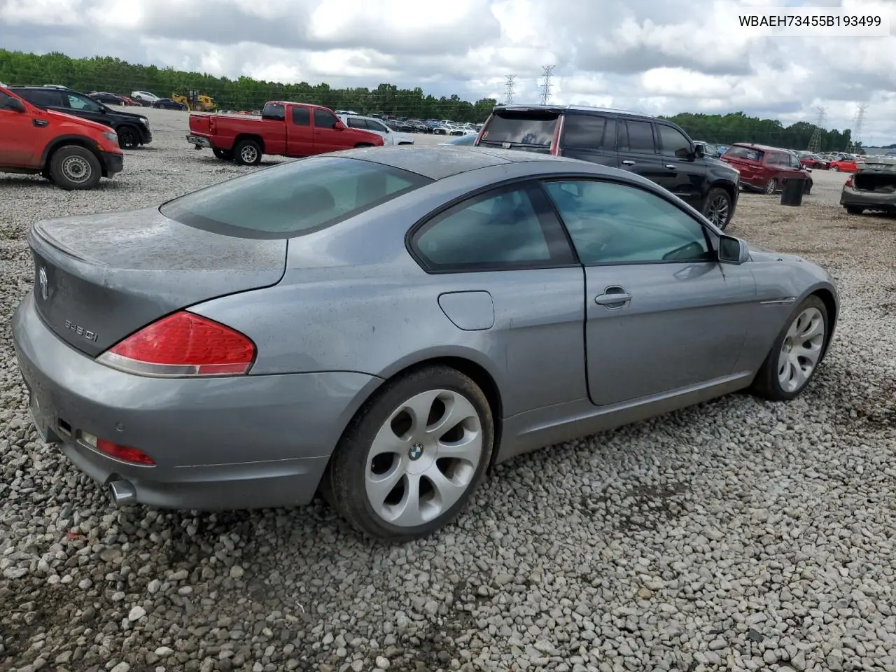 2004 BMW 645 Ci Automatic VIN: WBAEH73455B193499 Lot: 58097735