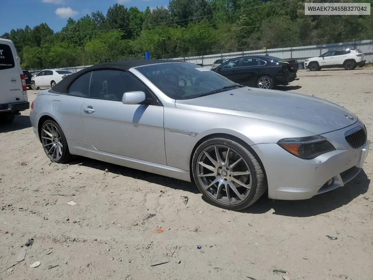 2005 BMW 645 Ci Automatic VIN: WBAEK73455B327042 Lot: 55254765