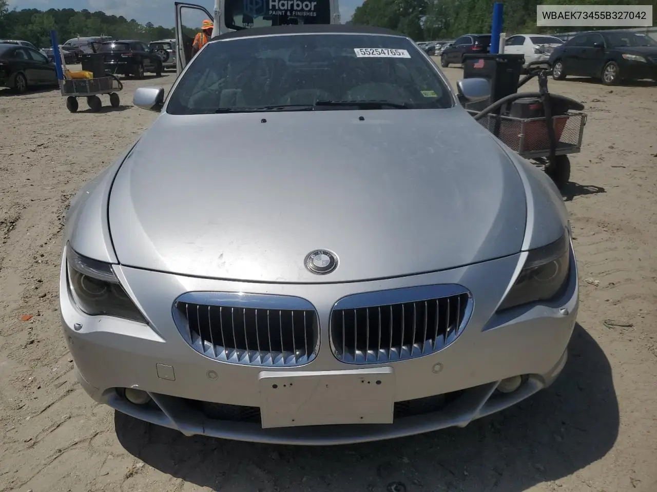 2005 BMW 645 Ci Automatic VIN: WBAEK73455B327042 Lot: 55254765