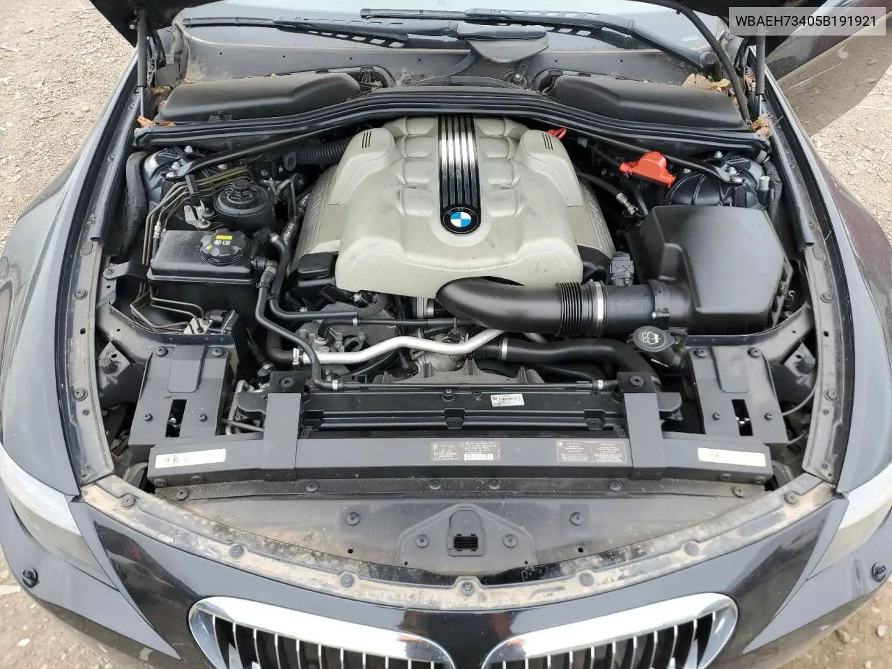 2005 BMW 645 Ci Automatic VIN: WBAEH73405B191921 Lot: 57466035