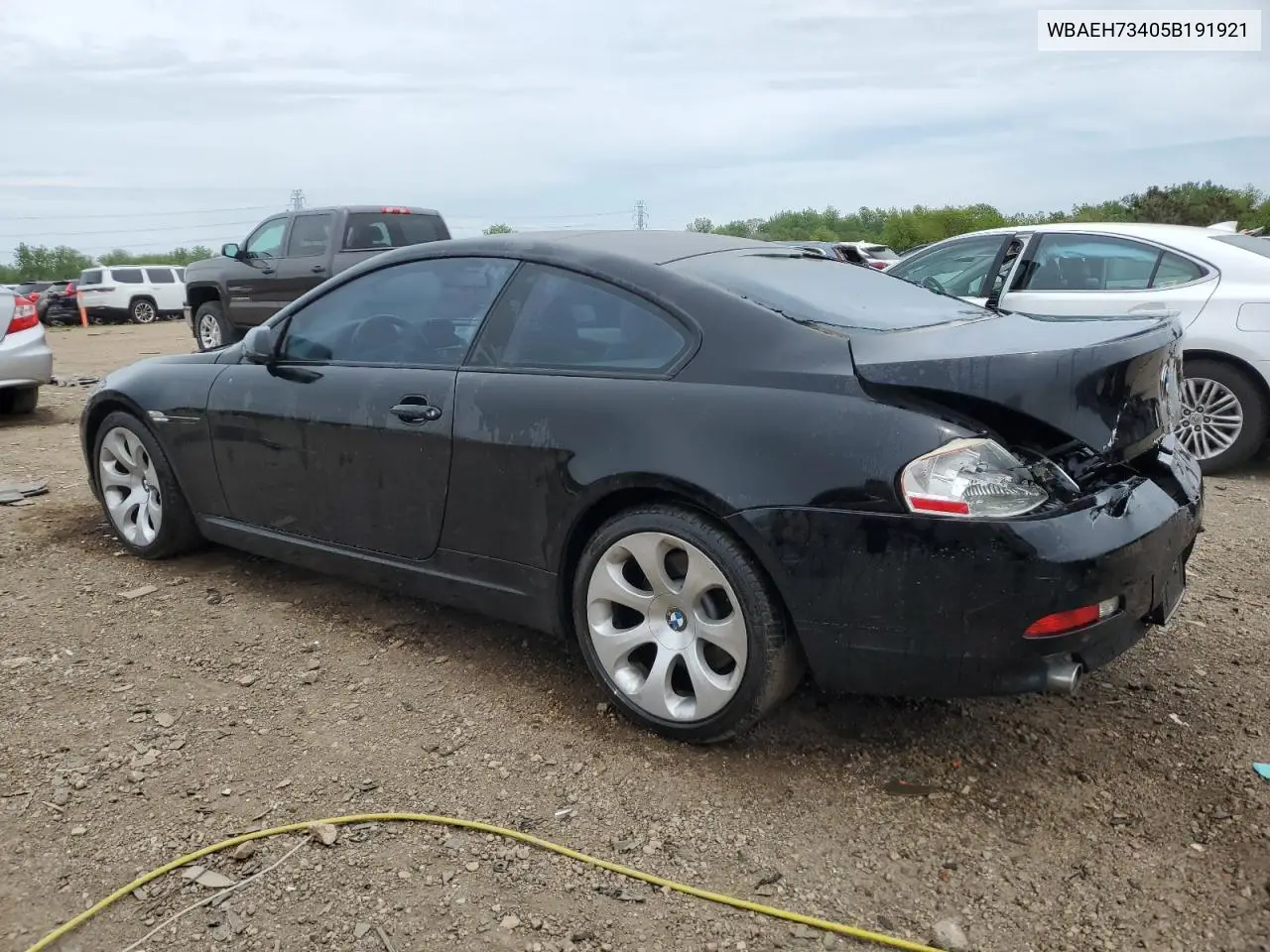 2005 BMW 645 Ci Automatic VIN: WBAEH73405B191921 Lot: 57466035