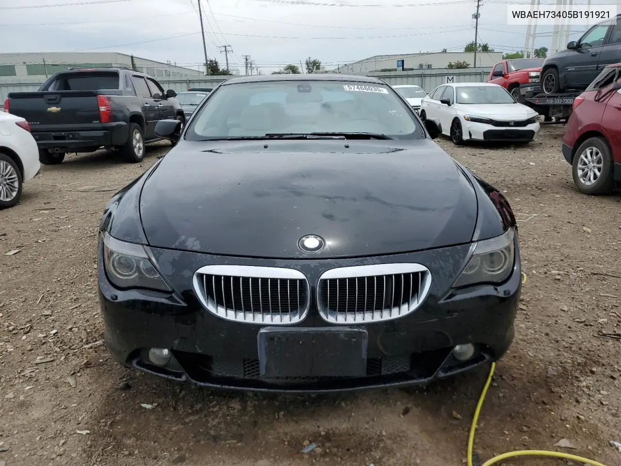 2005 BMW 645 Ci Automatic VIN: WBAEH73405B191921 Lot: 57466035