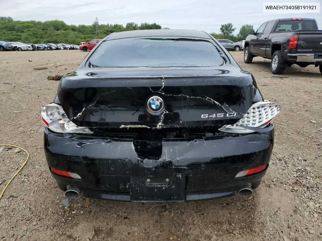 2005 BMW 645 Ci Automatic VIN: WBAEH73405B191921 Lot: 57466035