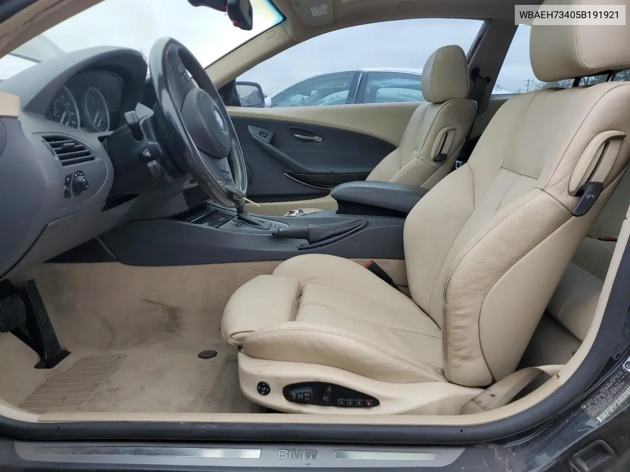 2005 BMW 645 Ci Automatic VIN: WBAEH73405B191921 Lot: 57466035