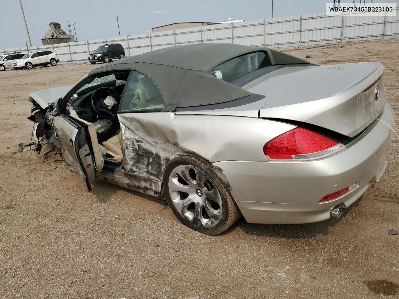 2005 BMW 645 Ci Automatic VIN: WBAEK73455B323105 Lot: 58820995