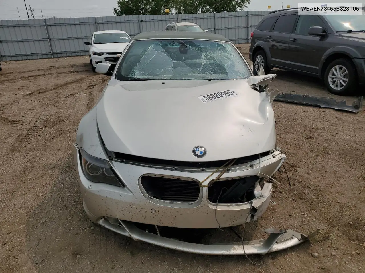 2005 BMW 645 Ci Automatic VIN: WBAEK73455B323105 Lot: 58820995