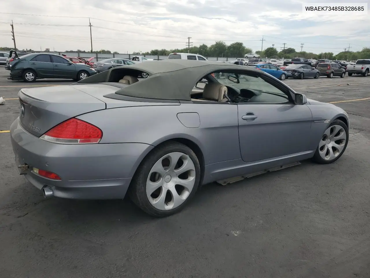 2005 BMW 645 Ci Automatic VIN: WBAEK73485B328685 Lot: 59631975