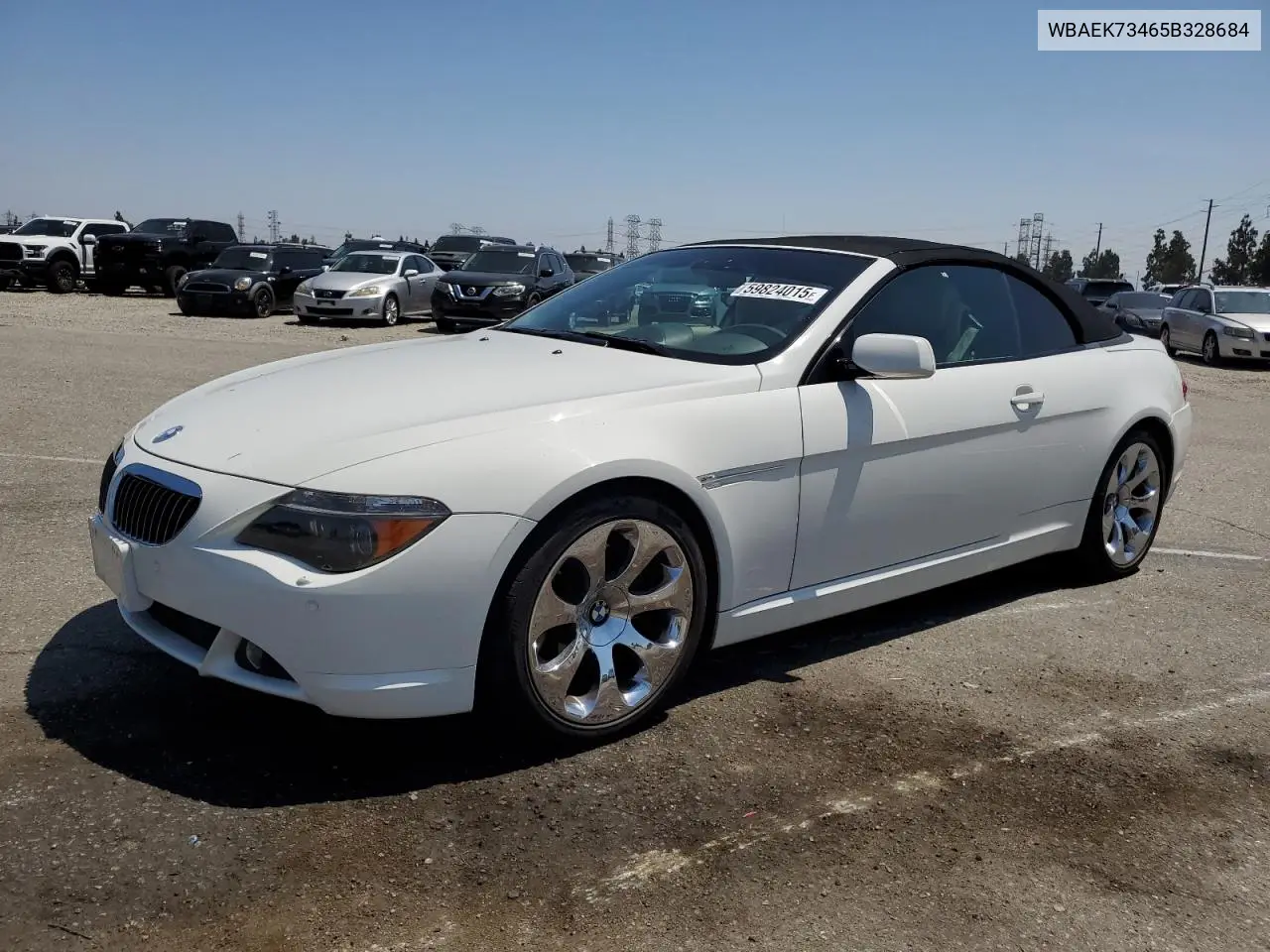 2005 BMW 645 Ci Automatic VIN: WBAEK73465B328684 Lot: 59824015