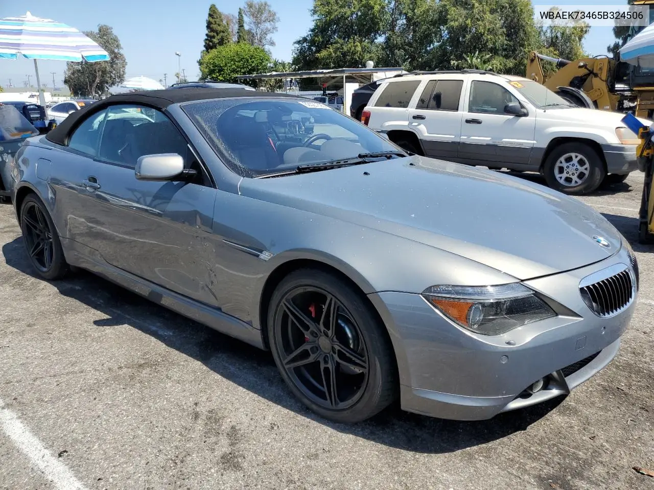 2005 BMW 645 Ci Automatic VIN: WBAEK73465B324506 Lot: 62027895
