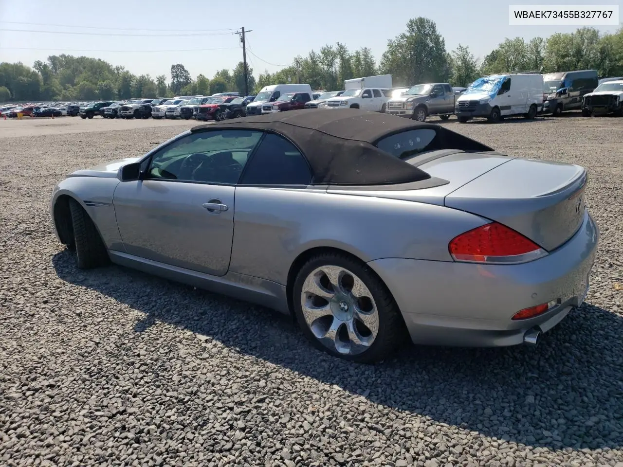 2005 BMW 645 Ci Automatic VIN: WBAEK73455B327767 Lot: 62426855