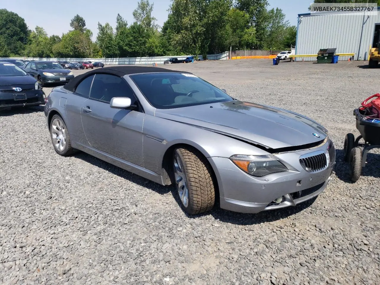 2005 BMW 645 Ci Automatic VIN: WBAEK73455B327767 Lot: 62426855