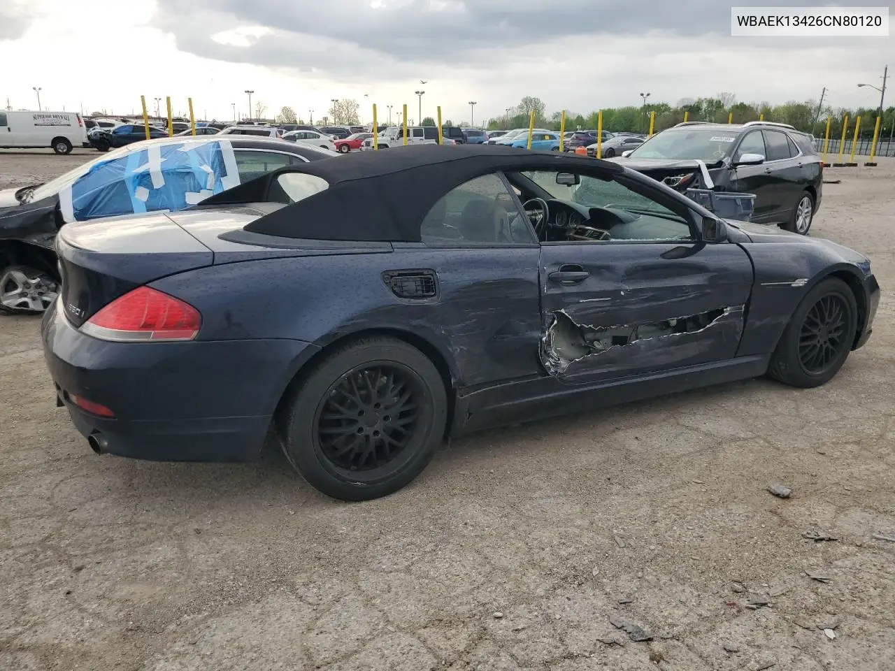 2006 BMW 650 I VIN: WBAEK13426CN80120 Lot: 54787015