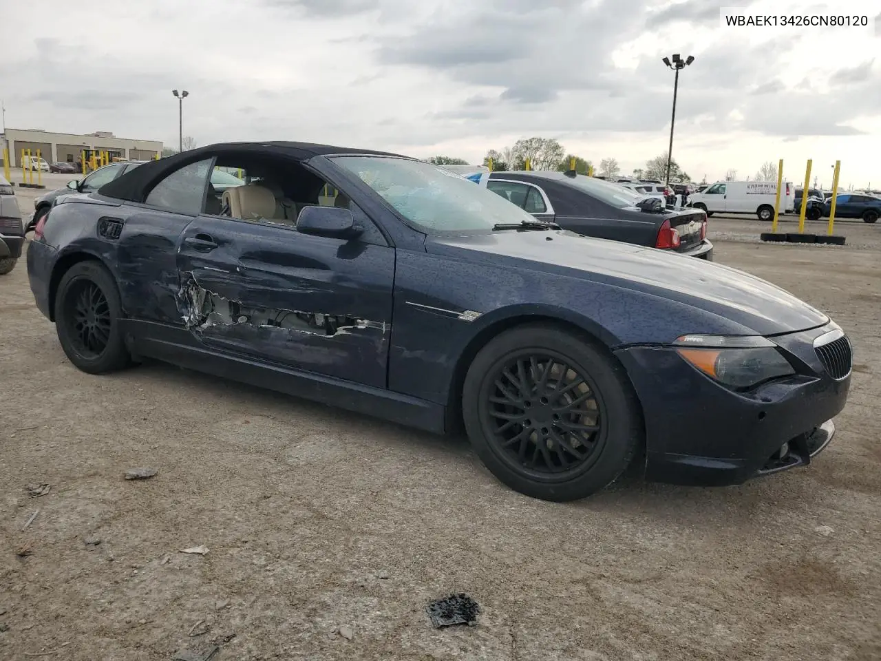 2006 BMW 650 I VIN: WBAEK13426CN80120 Lot: 54787015