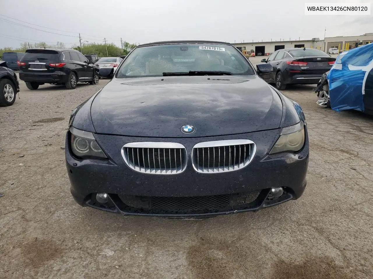 2006 BMW 650 I VIN: WBAEK13426CN80120 Lot: 54787015