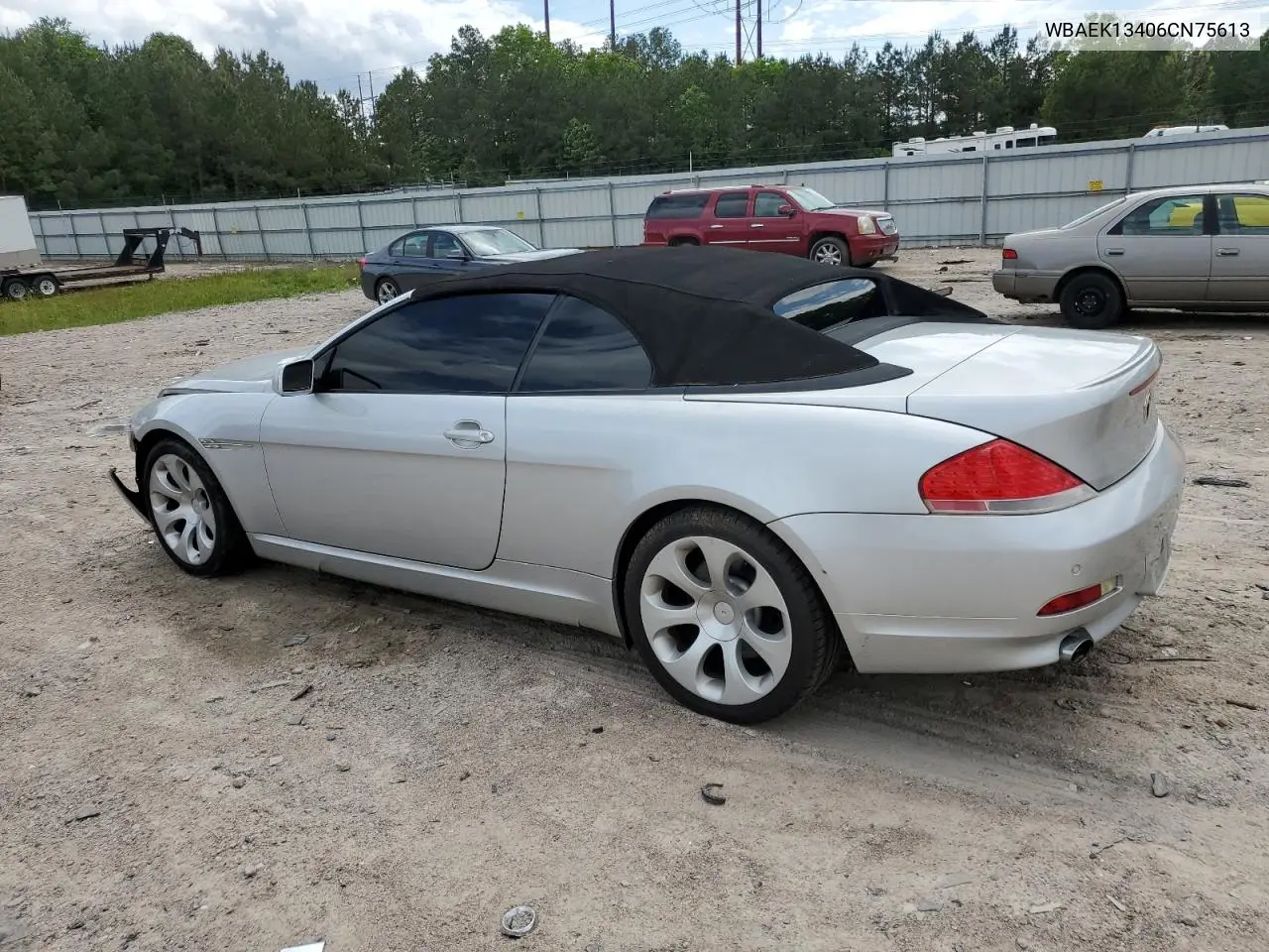 2006 BMW 650 I VIN: WBAEK13406CN75613 Lot: 56288515