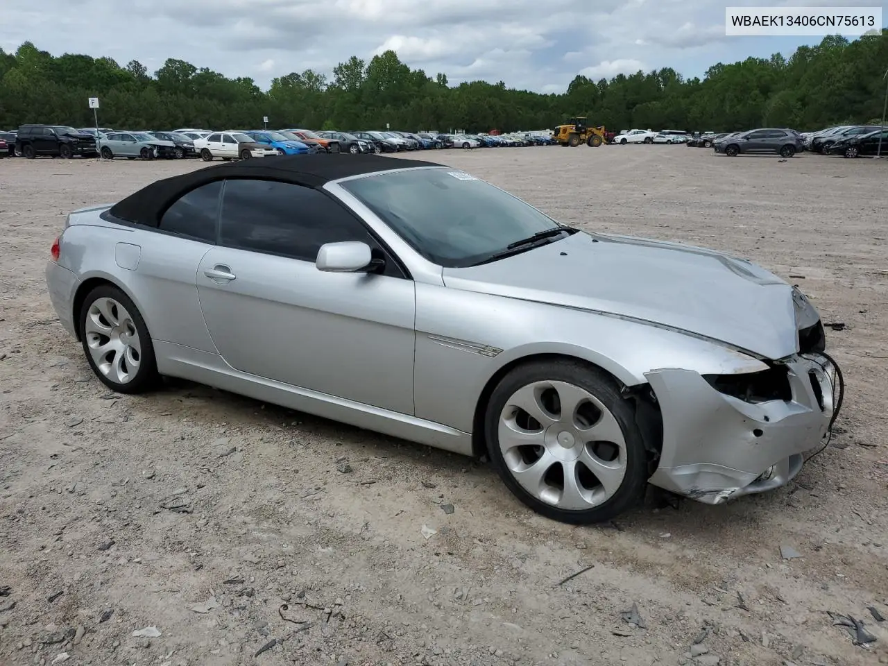 2006 BMW 650 I VIN: WBAEK13406CN75613 Lot: 56288515