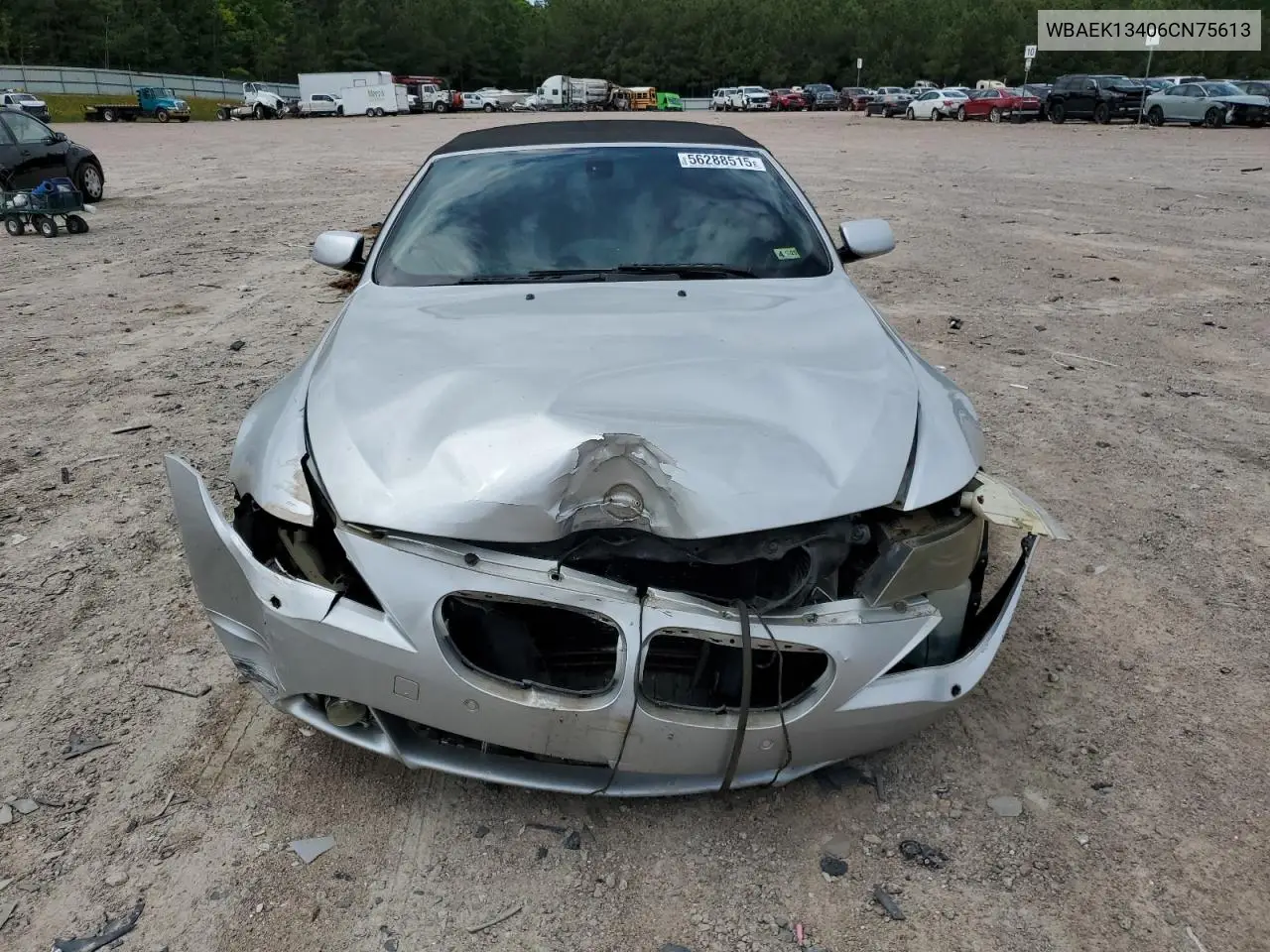 2006 BMW 650 I VIN: WBAEK13406CN75613 Lot: 56288515