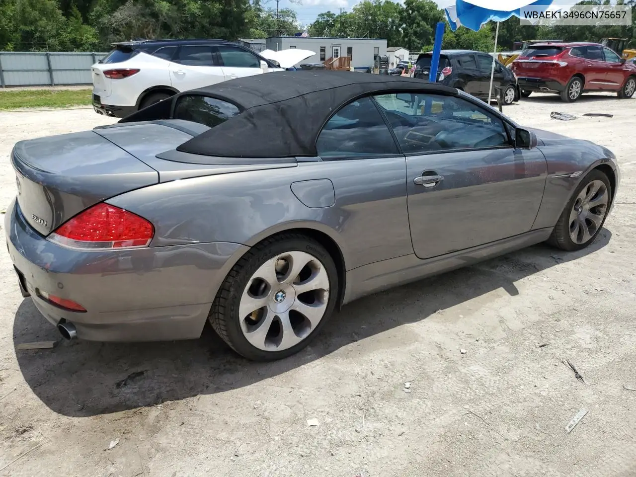 2006 BMW 650 I VIN: WBAEK13496CN75657 Lot: 61015785