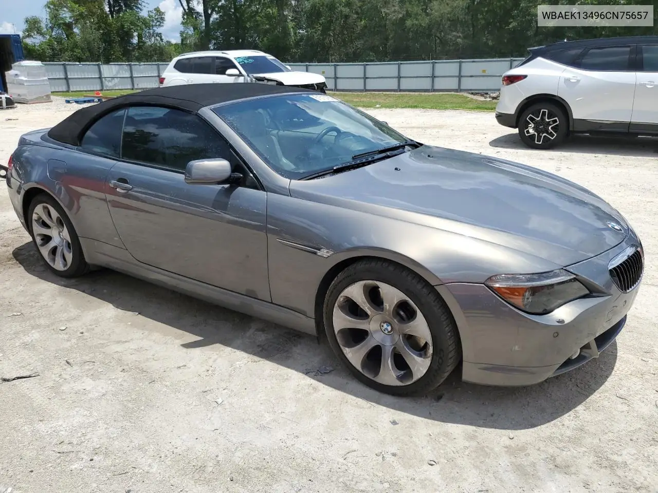 2006 BMW 650 I VIN: WBAEK13496CN75657 Lot: 61015785