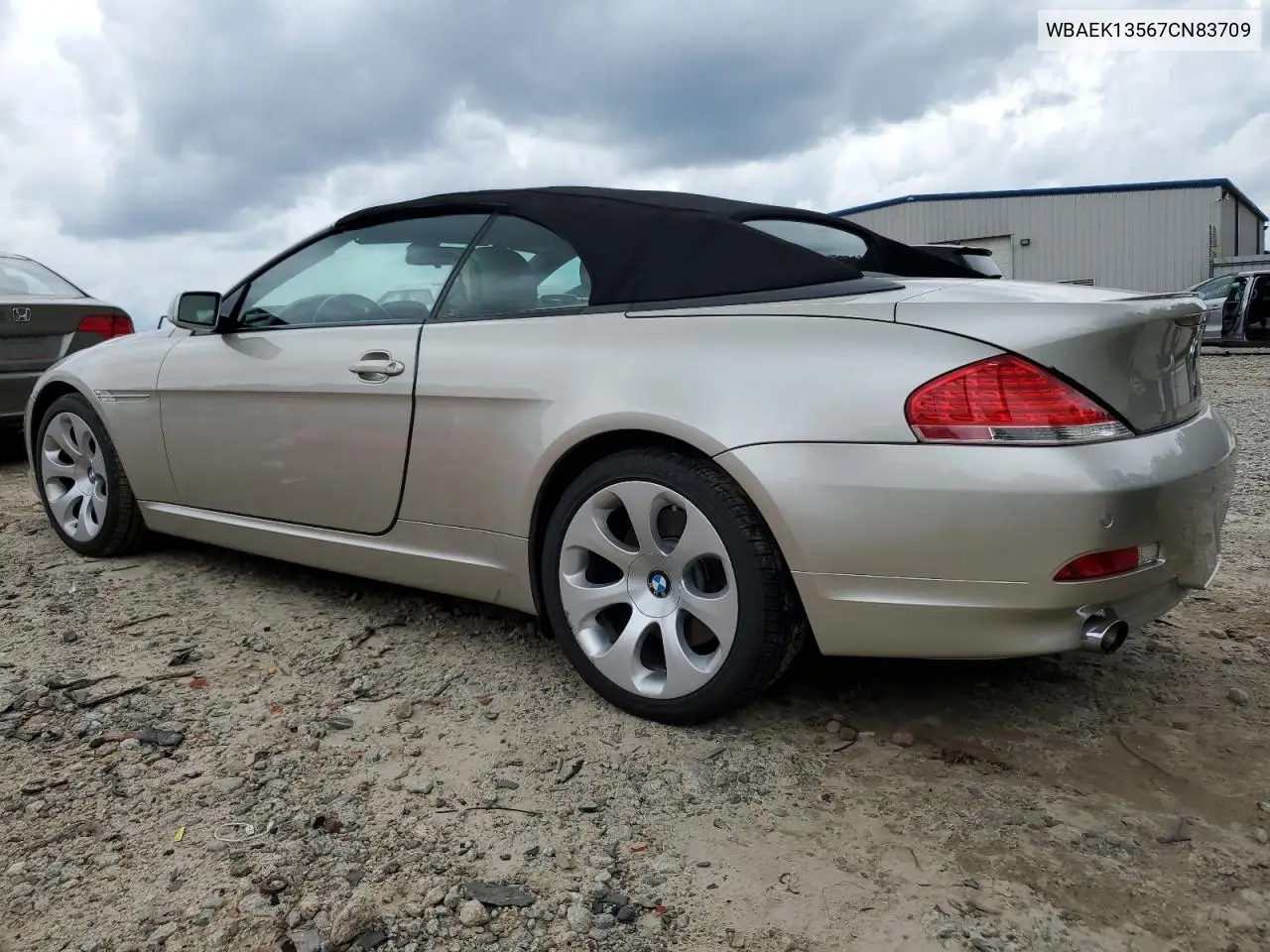 2007 BMW 650 I VIN: WBAEK13567CN83709 Lot: 60728115