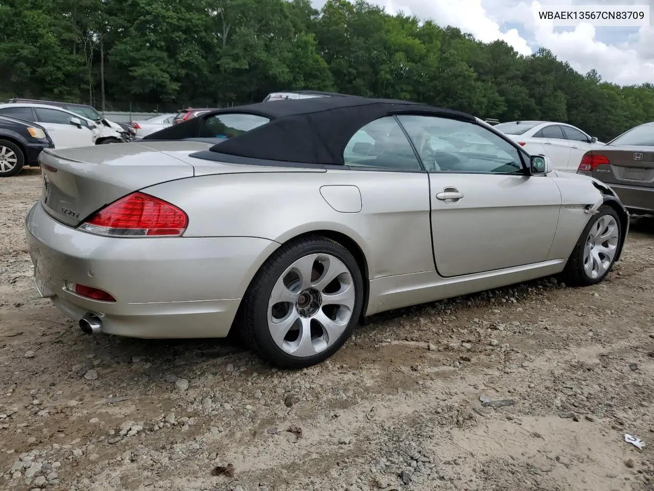 2007 BMW 650 I VIN: WBAEK13567CN83709 Lot: 60728115