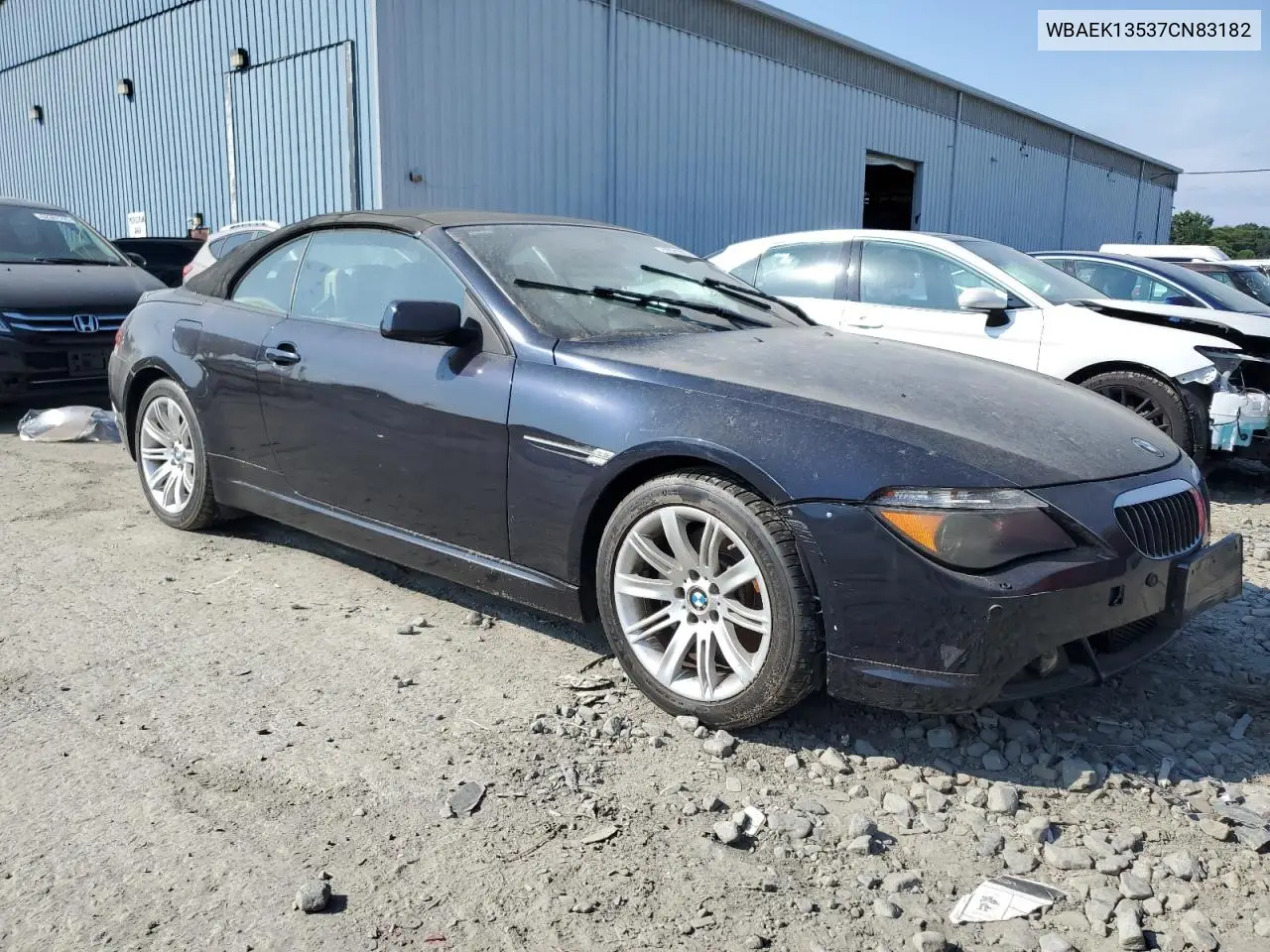 2007 BMW 650 I VIN: WBAEK13537CN83182 Lot: 62213875
