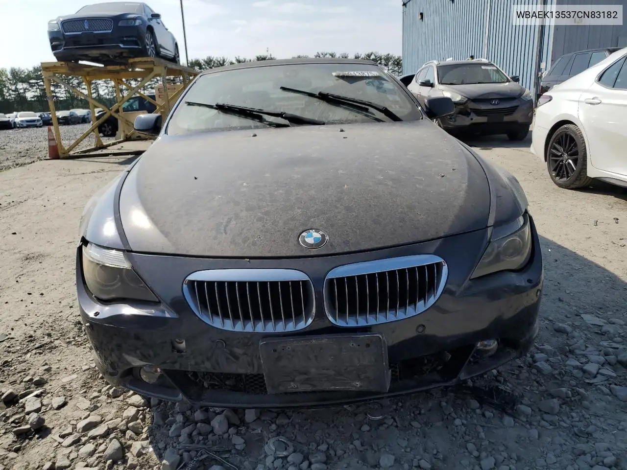 2007 BMW 650 I VIN: WBAEK13537CN83182 Lot: 62213875