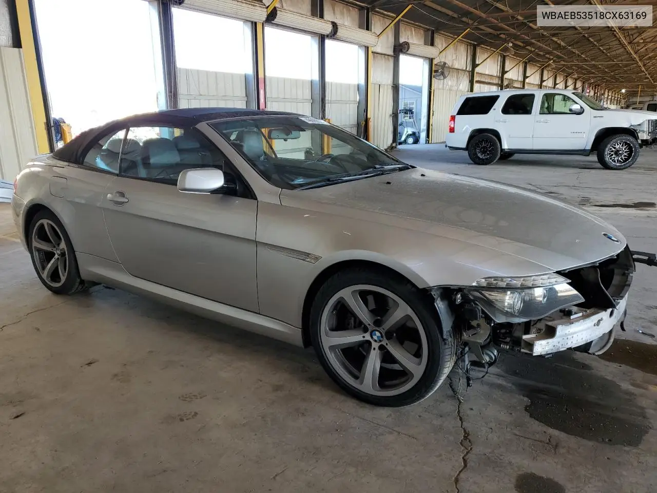 2008 BMW 650 I VIN: WBAEB53518CX63169 Lot: 49699635