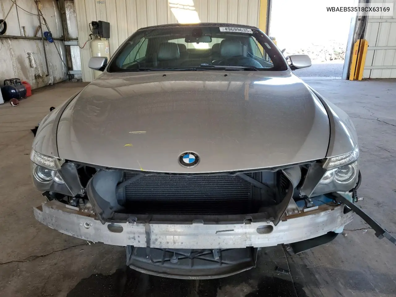 2008 BMW 650 I VIN: WBAEB53518CX63169 Lot: 49699635