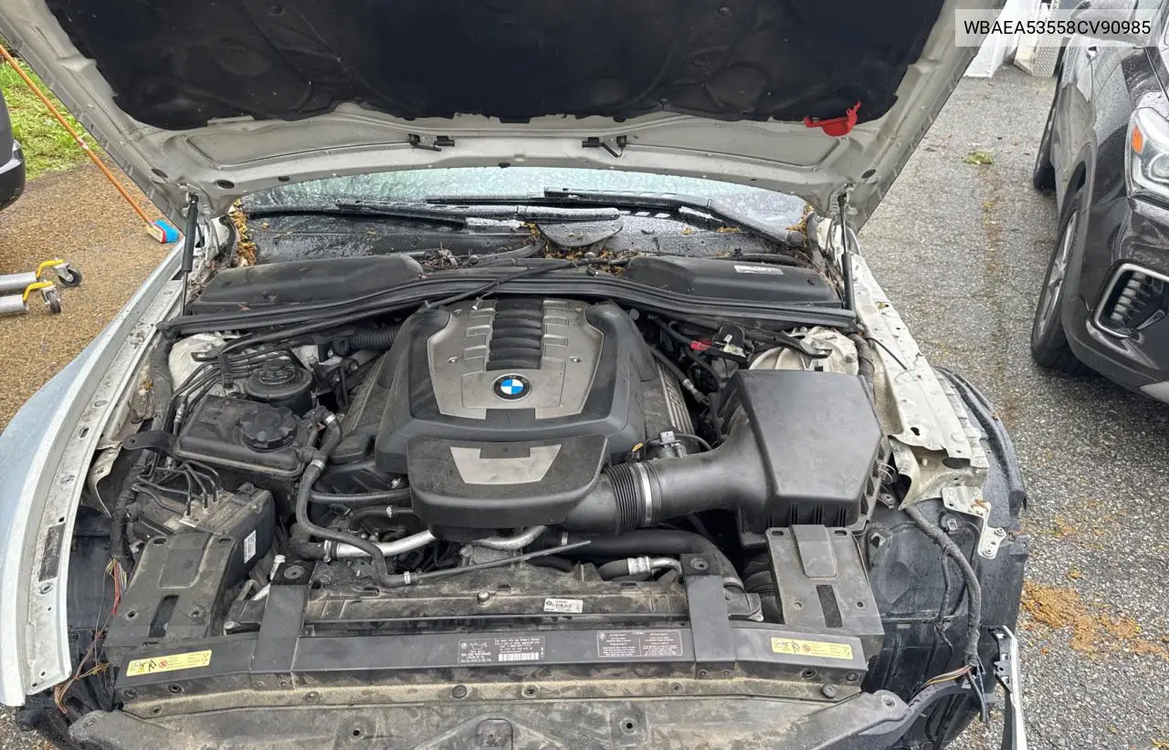 2008 BMW 650 I VIN: WBAEA53558CV90985 Lot: 57308835