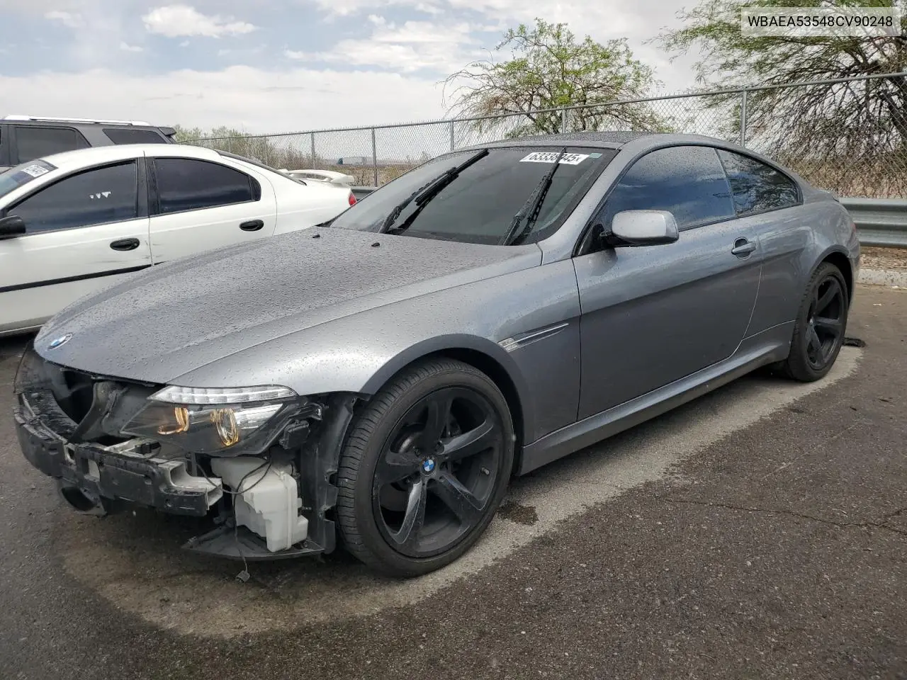 2008 BMW 650 I VIN: WBAEA53548CV90248 Lot: 63338945