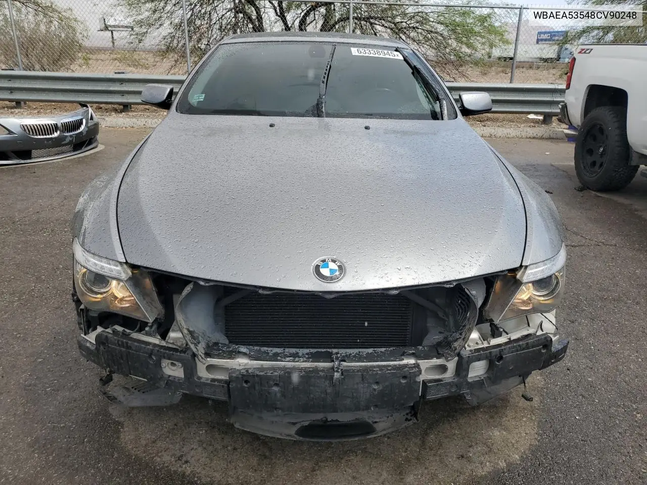 2008 BMW 650 I VIN: WBAEA53548CV90248 Lot: 63338945