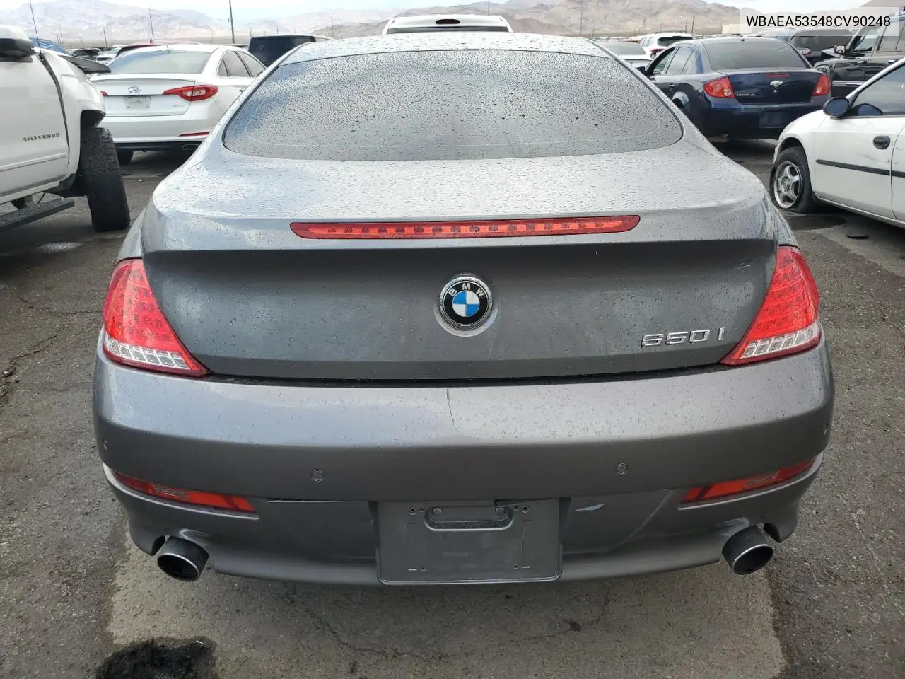 2008 BMW 650 I VIN: WBAEA53548CV90248 Lot: 63338945