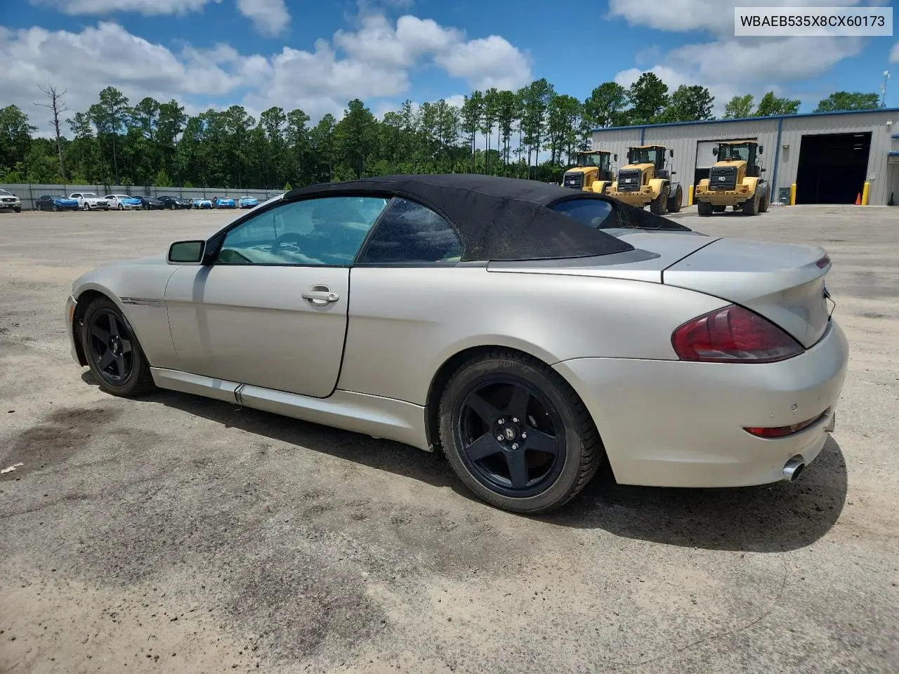 2008 BMW 650 I VIN: WBAEB535X8CX60173 Lot: 63350655