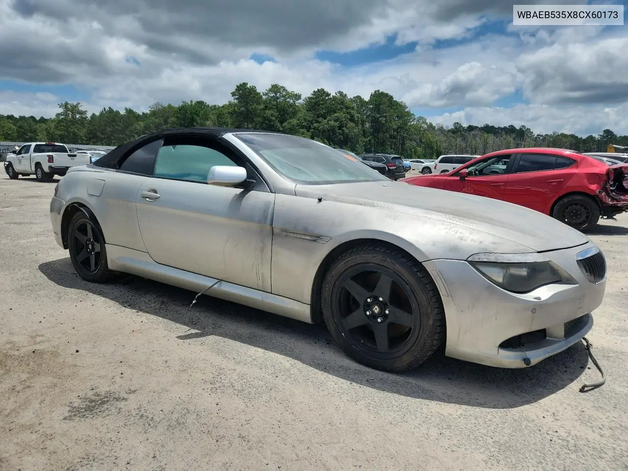 2008 BMW 650 I VIN: WBAEB535X8CX60173 Lot: 63350655