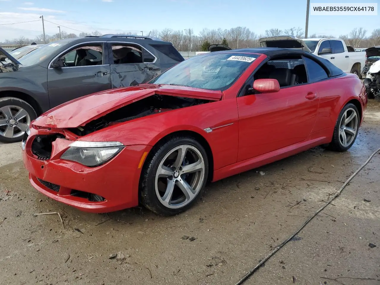 2009 BMW 650 I VIN: WBAEB53559CX64178 Lot: 44420625