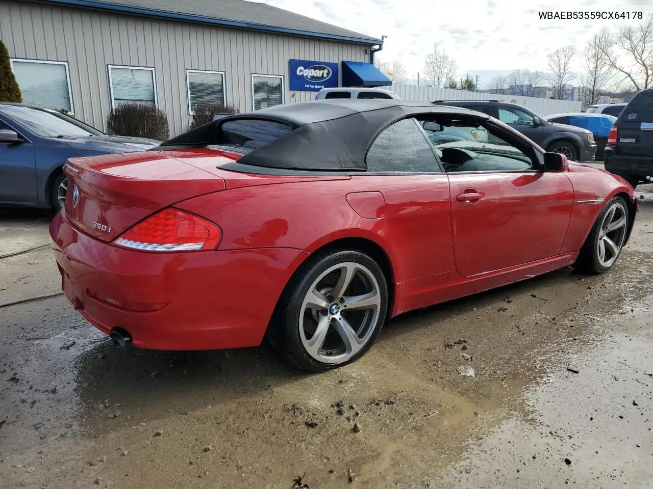 2009 BMW 650 I VIN: WBAEB53559CX64178 Lot: 44420625