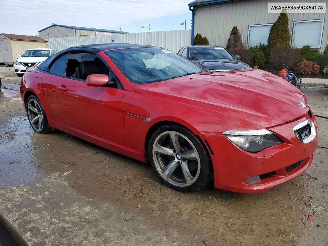 2009 BMW 650 I VIN: WBAEB53559CX64178 Lot: 44420625